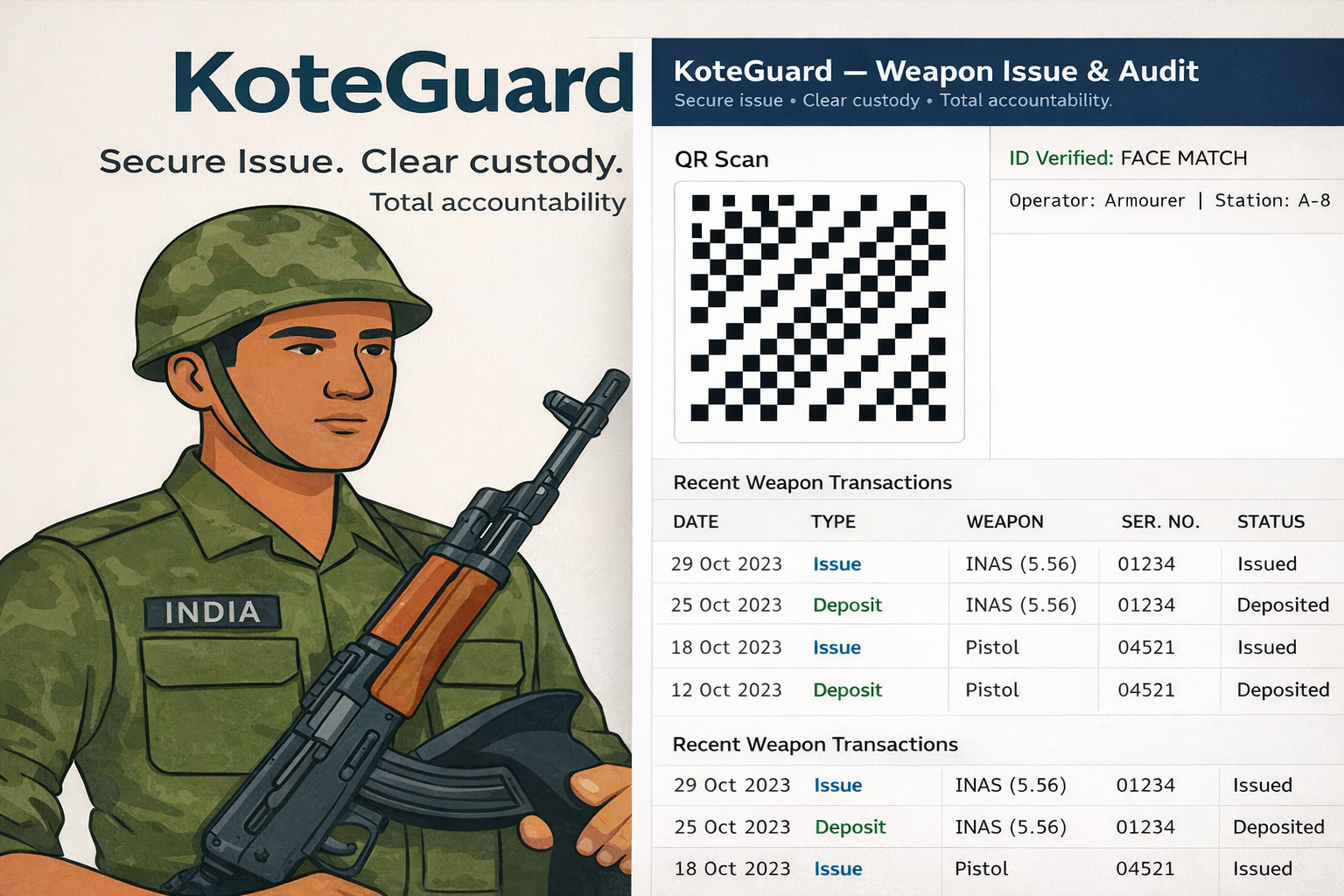 Kote & Weapon Management System